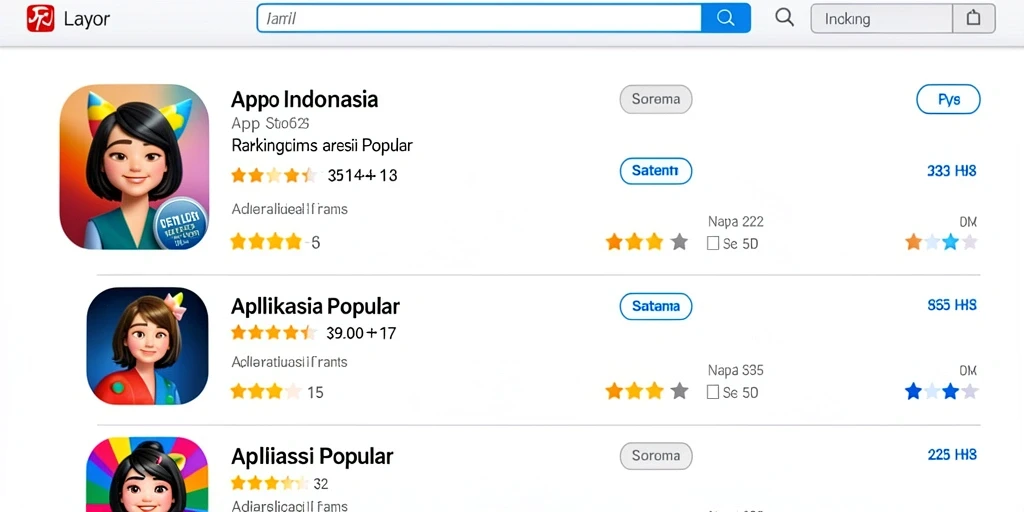 Tampilan utama 5RT dengan karakter yang dapat dipilih.