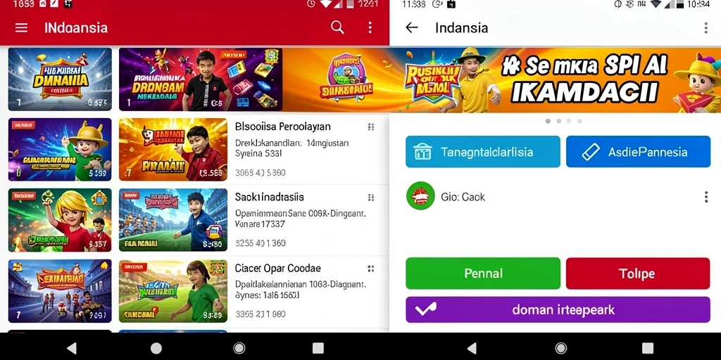 Screenshot menunjukkan tampilan permainan yang menarik.
