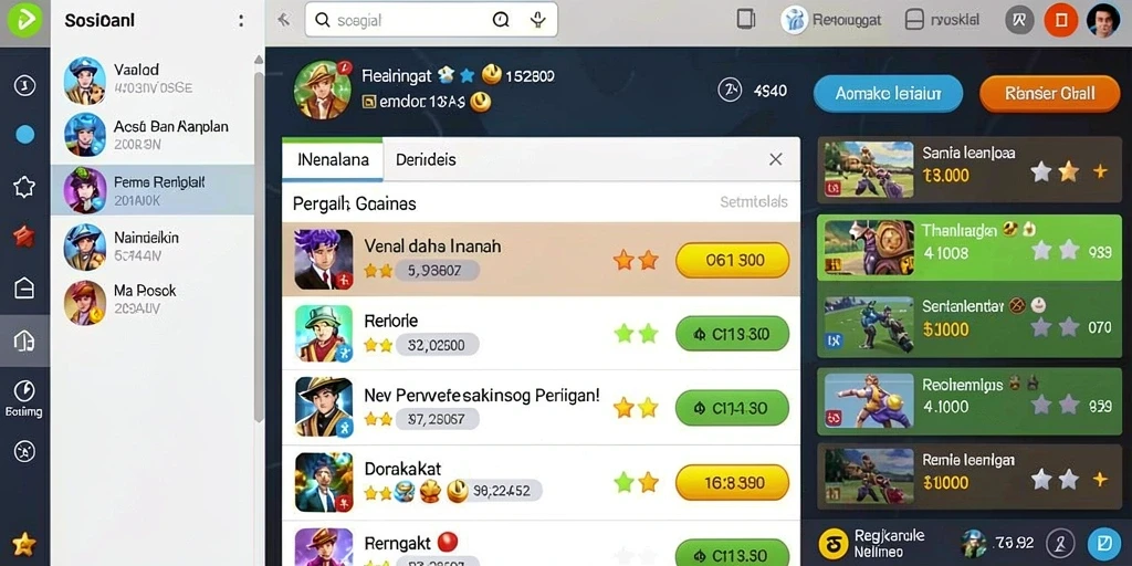 Tampilan awal AFK77 yang menarik dengan karakter utama.