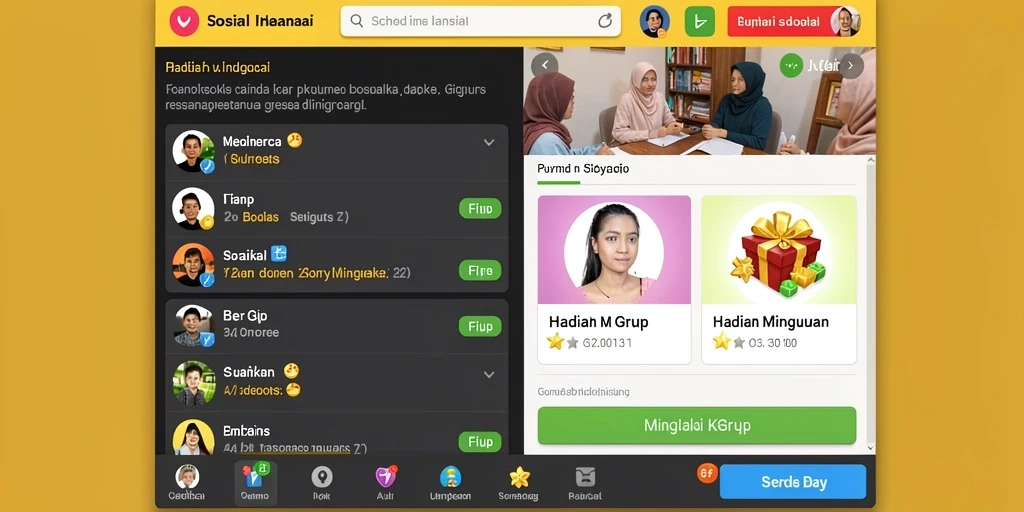 Tampilan antarmuka yang user-friendly dan menarik.