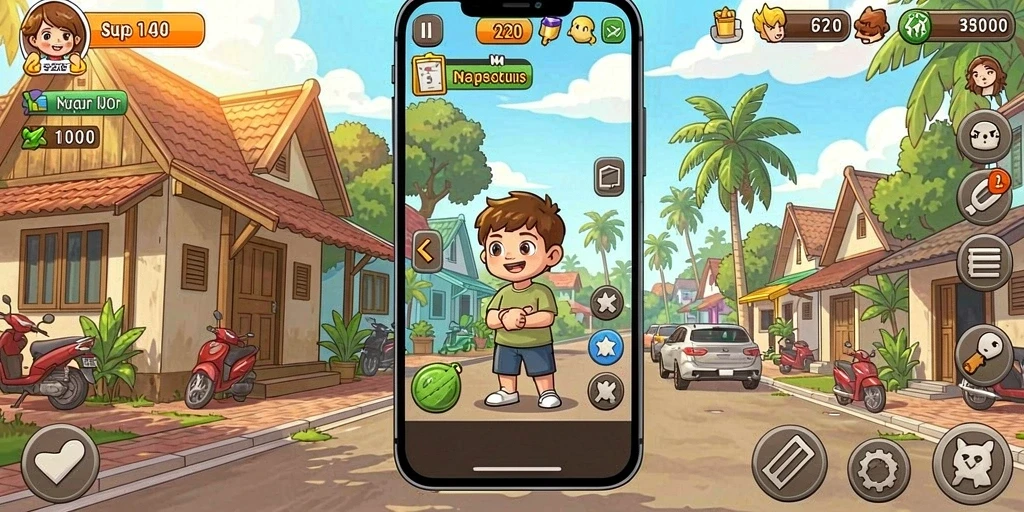 Tampilan antarmuka yang modern dan menarik.