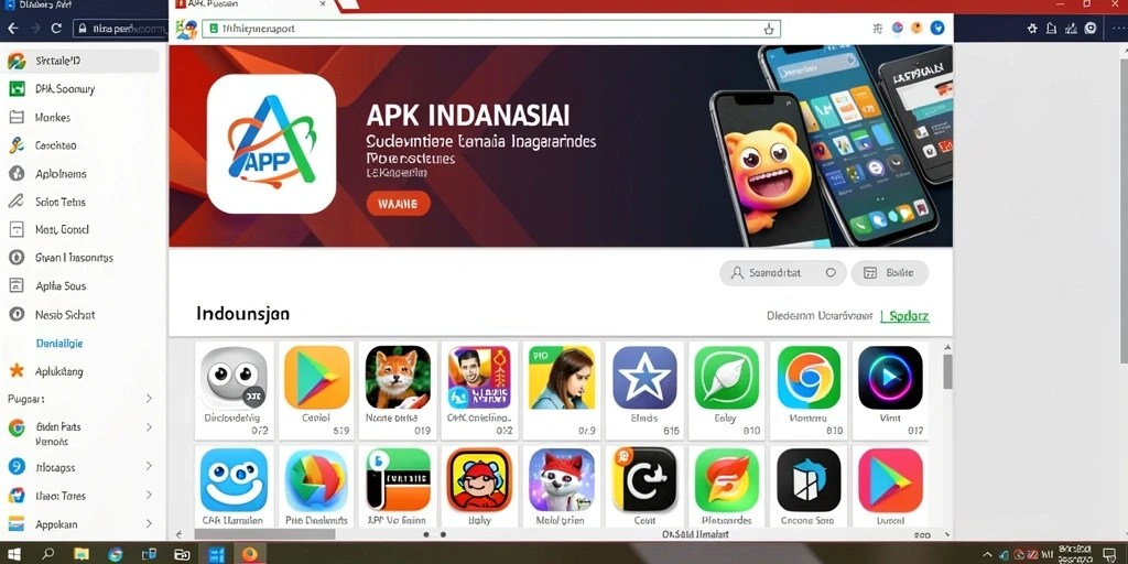 Tampilan utama permainan dengan karakter yang menawan.