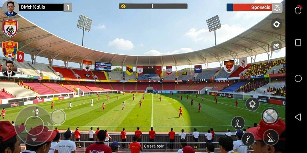 Tampilan gameplay yang menarik dan intuitif.