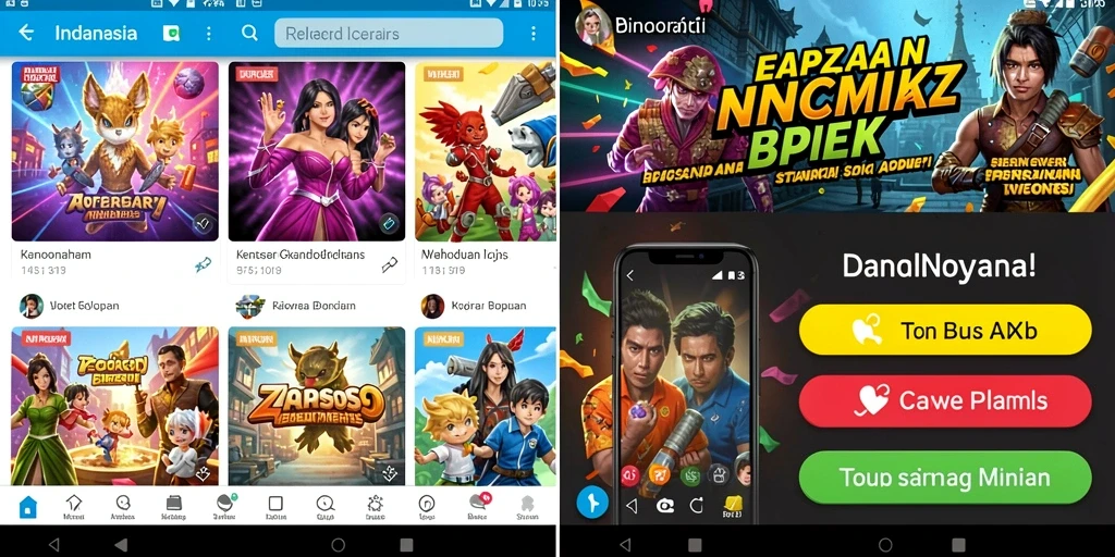 Tampilan antarmuka yang modern dan menarik.