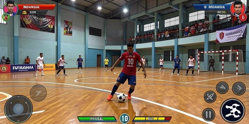 Tampilan awal permainan yang menarik dan penuh warna.