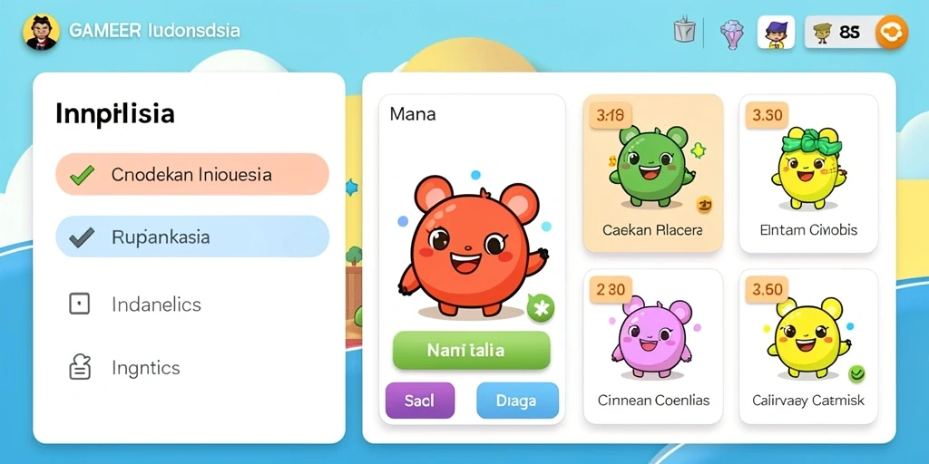 Tampilan utama aplikasi REJEKIGAMES yang menarik dan user-friendly.