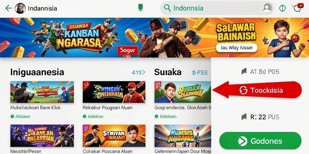 Tampilan antarmuka yang modern dan menarik.