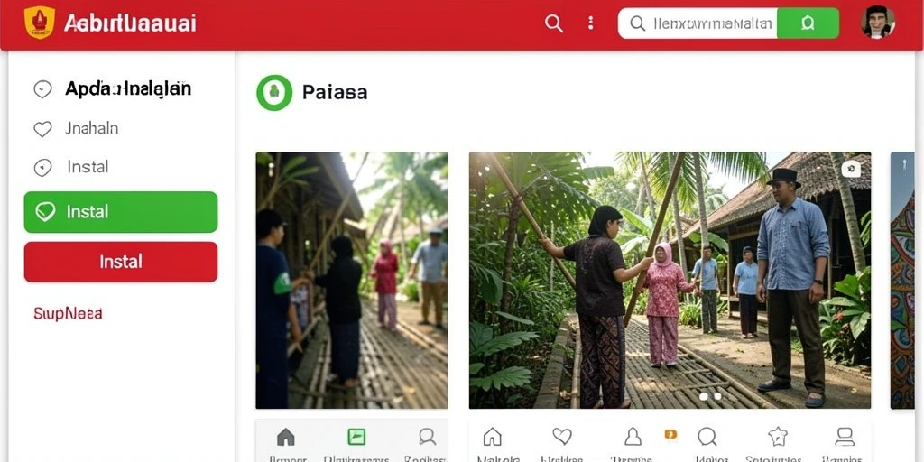 Tampilan antarmuka yang intuitif dan menarik.