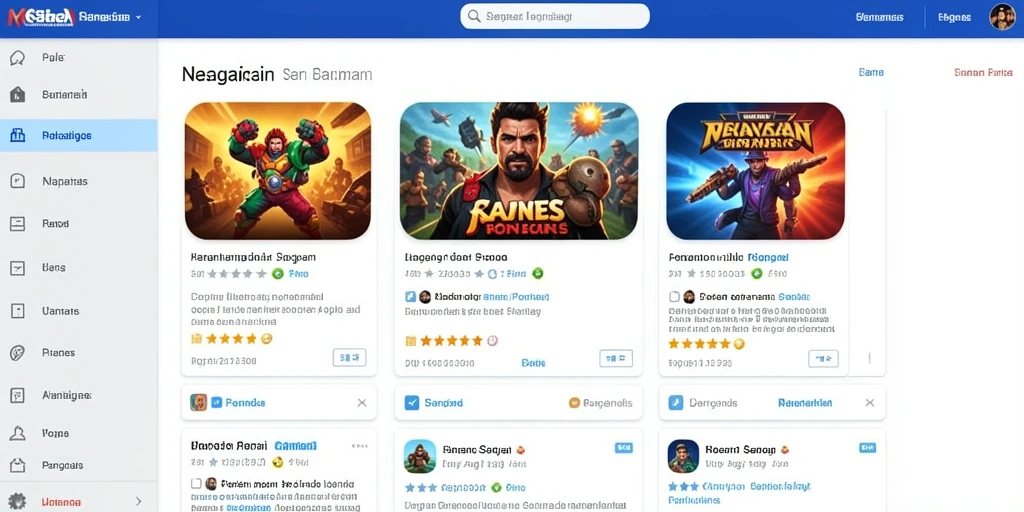 Gambar menampilkan karakter utama dalam aksi penuh.