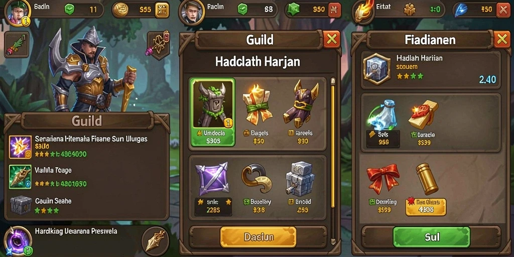 Grafis yang memukau dan penuh warna.